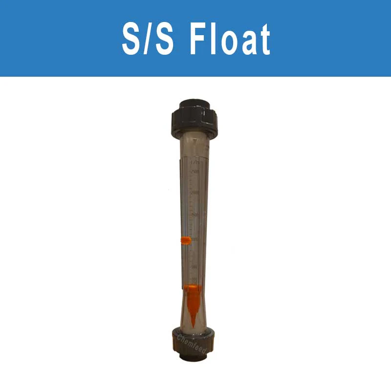 Shot length flowmeters S/S float