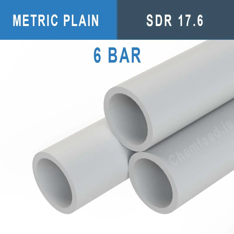 Polypropylene Pressure Pipe 6 Bar SDR 17.6